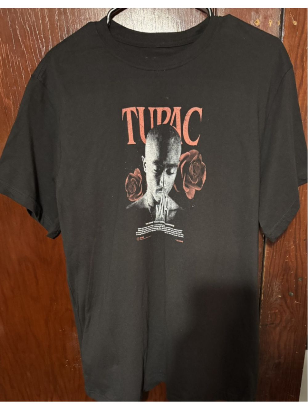 Tupac Shakur t-shirt Black Men's size L New Without Tags